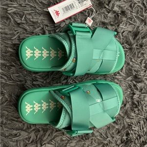 222 BANDA DEGANA SANDALS - LT GREEN/OFF-WHITE